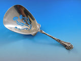 Poppy by Gorham Sterling Silver Saratoga Chip Server Pierced w/Poppies 8 5/8"