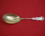 Alhambra by Whiting Sterling Silver Berry Spoon GW Pie Crust Edge BC with Grapes
