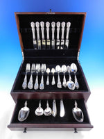 Florentine by Gorham Sterling Silver Flatware Set 8 Service 66 pieces G monogram