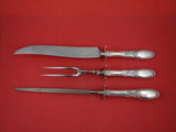 Old Mirror by Towle Sterling Silver Roast Carving Set 3-piece