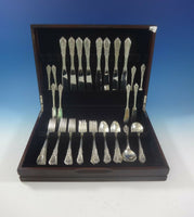 Rose Point by Wallace Sterling Silver Flatware Set For 8 Service 48 Pieces