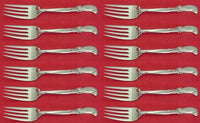 Waltz of Spring by Wallace Sterling Silver Salad Fork Set 12 pieces 6 3/8"