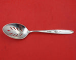 Rose Solitaire by Towle Sterling Silver Serving Spoon Pierced Fancy Orig 8 5/8"