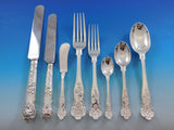 Bright Vine By Barnard Sterling Silver Flatware Set Service 64 pc England Grapes