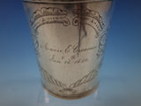 Tifft and Whiting Coin Silver Baby Child's Cup Mug B.C. Scroll Work (#8865)