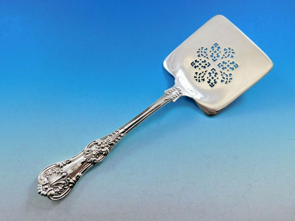 English King by Tiffany and Co Sterling Silver Waffle Server Snowflake Design