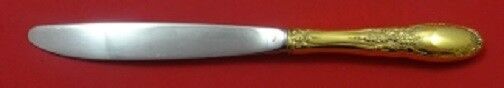 Old Mirror Vermeil by Towle Sterling Silver Regular Knife Modern 8 7/8" Gold