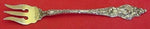 Les Six Fleurs by Reed & Barton Sterling Cocktail Fork Gold Washed 5 3/4"