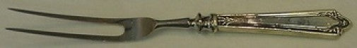 Doric by Manchester Sterling Silver Steak Carving Fork 8 5/8" Vintage