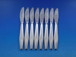 Diamond by Reed and Barton Sterling Silver Butter Spreader HH Modern Set 8 pcs