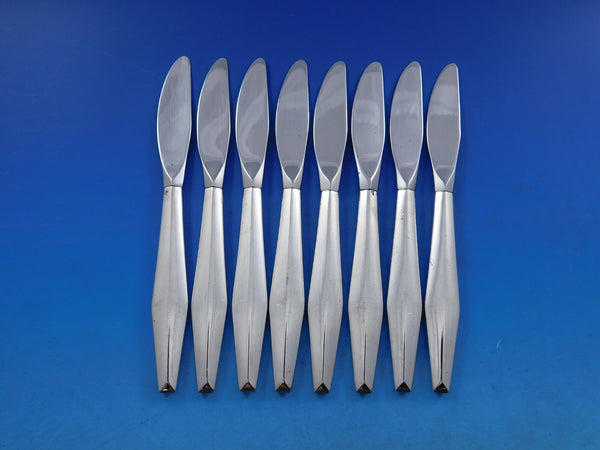 Diamond by Reed and Barton Sterling Silver Butter Spreader HH Modern Set 8 pcs