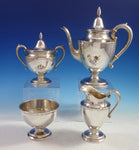 Puritan by Wallace Sterling Silver Tea Set 4pc #S20 (#2894)