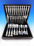 Romance of the Sea Wallace Sterling Silver Flatware Set Shell Motif Dinner 72 Pc