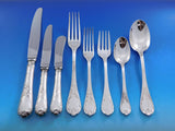 Marly by Christofle Sterling Silver Flatware Service Set 100 pcs Dinner in box