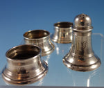 Gorham Sterling Silver Pepper Shaker and Three Salt Dips #700 (#2137)