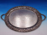 Repousse by Jenkins and Jenkins Sterling Silver Tea Tray 150 ozt. (#8077)