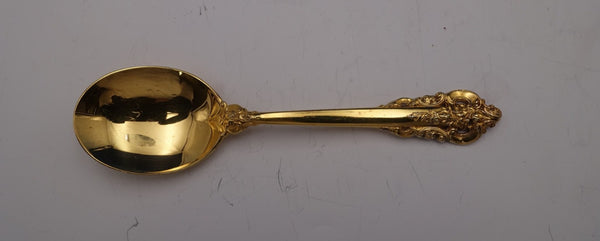 Grande Baroque Gold by Wallace Sterling Silver Cream Soup Spoon 6 1/8"Vermeil