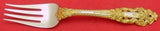 Crown Baroque Gold by Gorham Sterling Silver Cold Meat Fork 8 1/2"