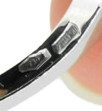 18k White Gold Italian Coral Pearl Diamond Ring (#J4699)