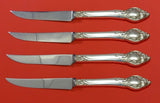 Cameo by Reed & Barton Sterling Silver Steak Knife Set 4pc HHWS  Custom 8 1/2"