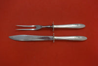 Spring Serenade by Lunt Sterling Silver Steak Carving Set 2pc HH w/Stainless