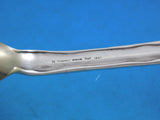 Lap Over Acid Etched Tiffany Sterling Silver Spade Server GW Poinsettia 10 3/8"