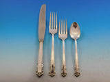 English Shell by Lunt Sterling Silver Flatware Set Service 84 pcs M Monogram