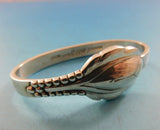 Crocus aka #3 by Evald Nielsen Sterling Silver Napkin Ring w/ Blossom #3 (#0049)