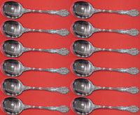 King Edward by Gorham Sterling Silver Cream Soup Spoon Set 12 pieces 6 1/4"