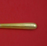 Threaded Vermeil by Francis Higgins English Sterling Silver Regular Knife 8 5/8"