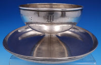 Kalo Sterling Silver Dip Dish with attached Underplate Arts & Crafts K1 (#7875)