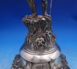 Austrian .800 Silver Candelabra / Epergne 3D Man with Axe 87.9 ozt Vienna #6492