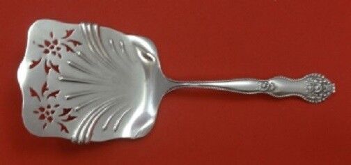 Adolphus by Mount Vernon Sterling Silver Waffle Server Pierced 7 7/8"