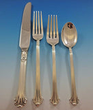Silver Plumes by Towle Sterling Silver Flatware Set For 8 Service 32 Pieces