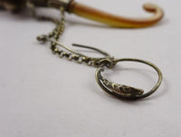 Sterling Art Nouveau Tussie Mussie Posey Posy Holder with Leaf Cup (#J1292)