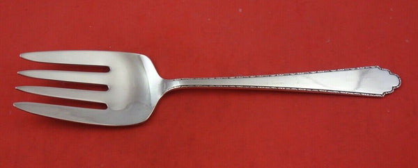 William and Mary by Lunt Sterling Silver Salad Serving Fork 7 5/8" Flatware