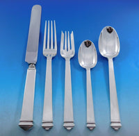 Hampton by Tiffany Sterling Silver Flatware Set for 12 Service 63 pieces Dinner
