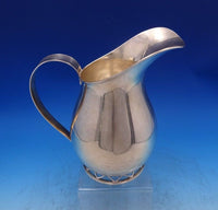 Allan Adler Sterling Silver Water Pitcher with Pierced Base Mid-Century #6988