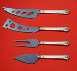 Damask Rose by Towle Sterling Silver Deluxe Charcuterie Set 4pc Custom Made
