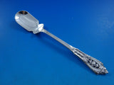 Rose Point by Wallace Sterling Silver Horseradish Scoop Custom Made 5 5/8"