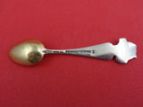 Sunny South by Shiebler Sterling Souvenir Spoon GW "St Augustine" Plain Handle