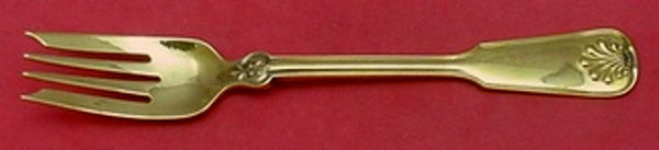 Shell and Thread Vermeil by Tiffany and Co Sterling Silver Salad Fork 6 3/4"
