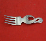 International Sterling Silver Baby Fork w/ swan shaped handle 3 1/2"