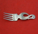 International Sterling Silver Baby Fork w/ swan shaped handle 3 1/2"