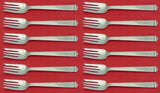 Hampton by Tiffany and Co Sterling Silver Salad Fork Set 12 pieces 6 7/8"
