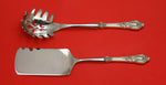 Eloquence by Lunt Sterling Silver Italian Pasta Server Set 2pc HHWS  Custom Made