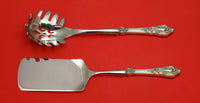 Eloquence by Lunt Sterling Silver Italian Pasta Server Set 2pc HHWS  Custom Made