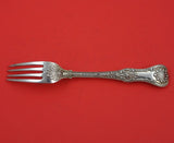 Queens by George Adams English Sterling Silver Dinner Fork w/Oyster Shell 8 1/4"