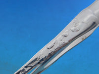 Lap Over Acid Etched by Tiffany Sterling Silver Ice Tong Large Claw w/ Flowers