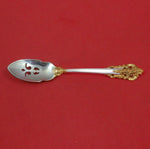 Grande Baroque Gold Accents by Wallace Sterling Silver Olive Spoon Pcd Custom